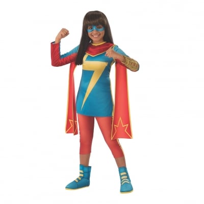 Детски карнавален костюм Marvel Ms. Marvel , ръст до 122 см