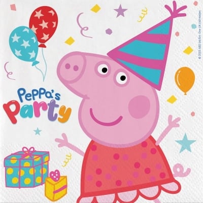 Парти салфетки Пепа Пиг Peppa Pig, BS, 20 броя