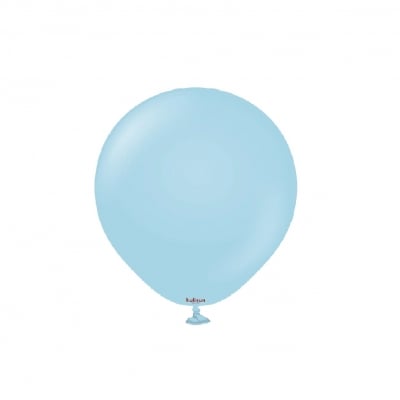 Малки балони син макарон Macaron blue 13 см, Kalisan, пакет 100 броя