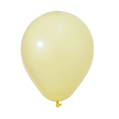 Турски балон макарон жълт, ванилия, 30 см Balonevi, 1 брой