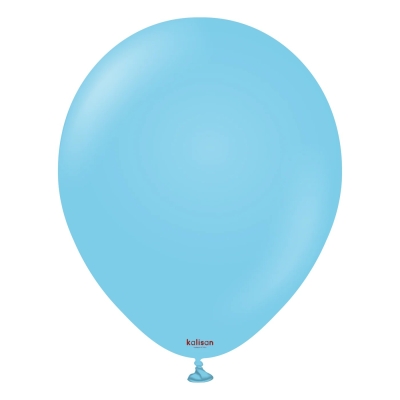 Балони бебешко синьо Standart Baby blue 30 см, Kalisan, пакет 100 броя