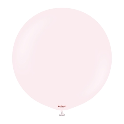 Кръгли балони бледорозов макарон Pale pink 48 см, Kalisan, пакет 25 броя