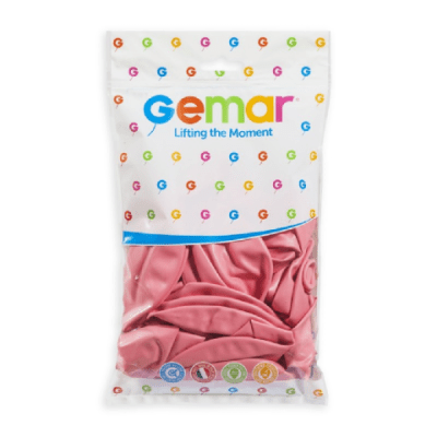 Кръгли светлорозови балони латекс, бебешко розово, 48 см G19/73, пакет 25 броя