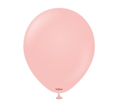 Кръгъл балон бебешко розово Standart Baby pink 48 см, Kalisan, 1 брой