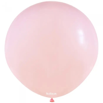 Кръгли светлорозови балони Standart Light pink 48 см, Kalisan, пакет 25 броя