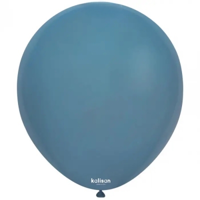 Тъмносиво-син балон, Retro Denim Kalisan, 30 см, 1 брой