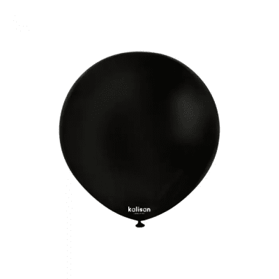 Малък черен балон Standart Black 13 см, Kalisan, 1 брой