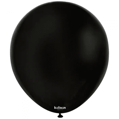 Черни балони Standart Black 30 см, Kalisan, пакет 100 броя