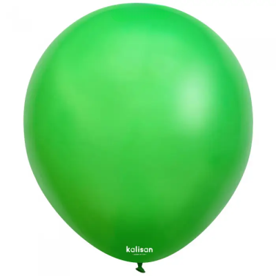 Зелен балон Standart Green 30 см, Kalisan, 1 брой