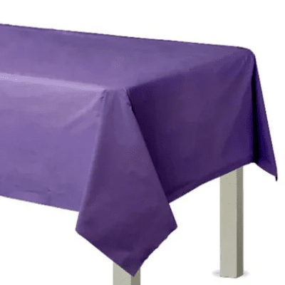 Лилава парти покривка, 137 х 183 см