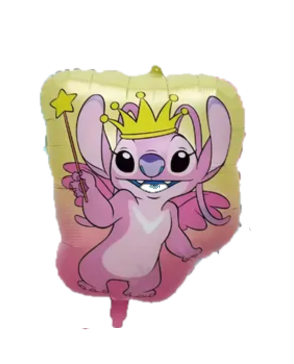 Фолиев балон фигура Ейнджъл Лило и Стич Stitch, 49 х 61 см