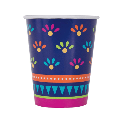 Чаши мексиканско парти Boho Fiesta, 8 броя