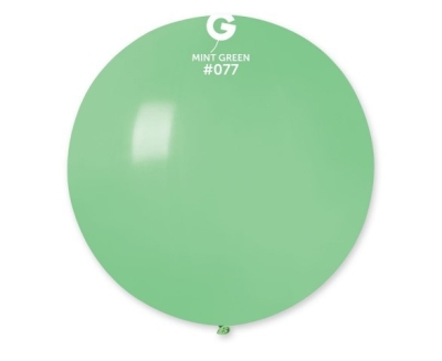 Кръгъл балон Мента Ментово Зелено G30/77, 80 см