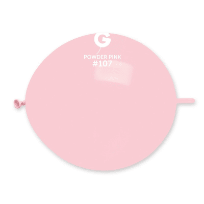Балон линк розов макарон, розова пудра Powder pink GL13/107 33 см, Gemar, 1 брой