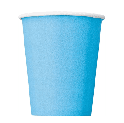 Светлосини парти чаши Powder blue, 14 броя