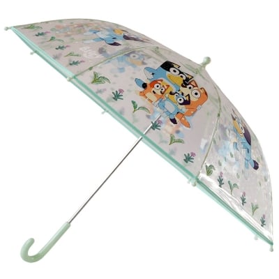 Детски прозрачен чадър Блуи Bluey