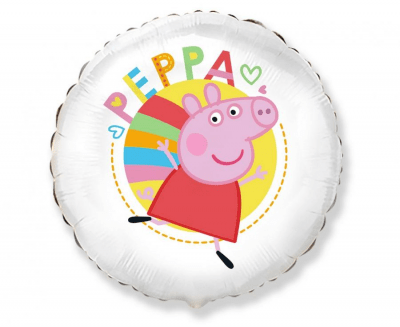 Фолиев балон Пепа Пиг Peppa Pig, кръг 48 см B