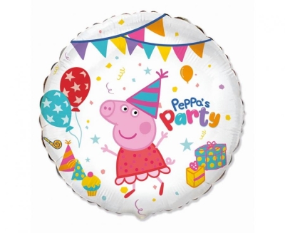 Фолиев балон Пепа Пиг Peppa Pig, кръг 48 см D