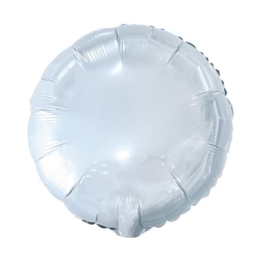 Фолив балон кръг бял, 45 см