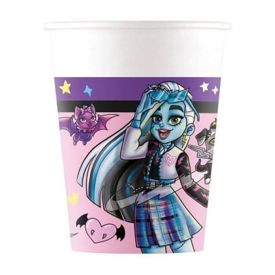 Парти чаши Монстър Хай Monster High, 8 броя