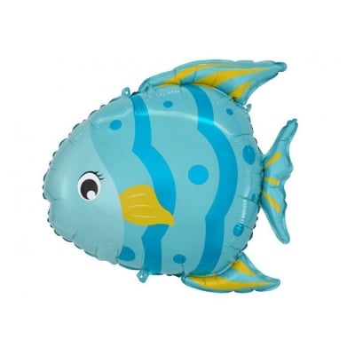 Фолиев балон синя рибка, подводен свят, 47 х 44 см