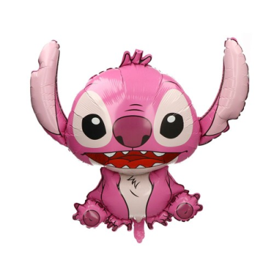 Фолиев балон фигура Ейнджъл Лило и Стич Stitch, 88 х 80 см
