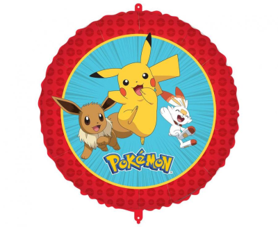 Фолиев балон Покемон Pokemon, кръг 46 см