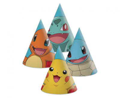 Парти шапки Покемон Pokemon, 6 броя