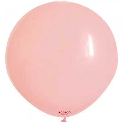 Кръгъл балон бебешко розово Standart Baby pink 48 см, Kalisan, 1 брой
