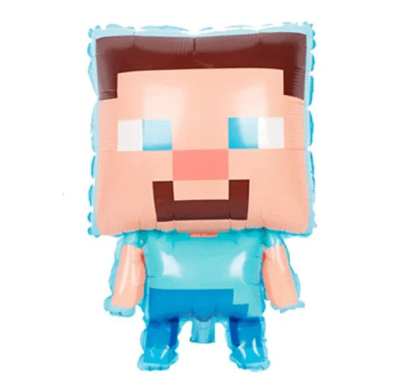 Фолиев балон фигура ТНТ Майнкрафт TNT Minecraft, 45 х 65 см