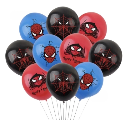 Балони латекс Спайдърмен Spider-Man, 10 броя
