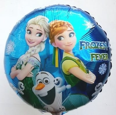 Балон Замръзналото Кралство Frozen Fever, кръг 43 см
