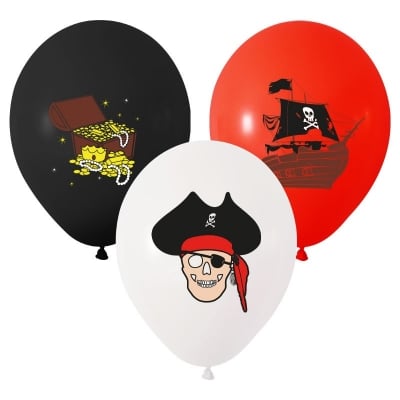 Латексови балони пиратско парти, 10 броя Balonevi