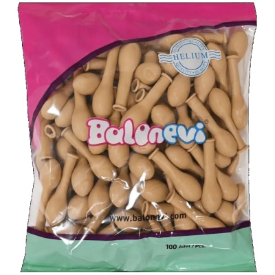 Малки балони телесен, пудра пастел Blush Skin Balonevi, 13 см, пакет 100 броя