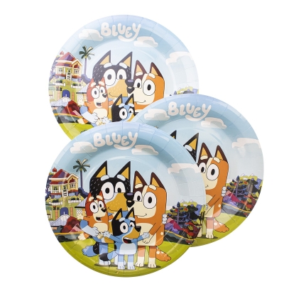 Големи чинийки Блуи и Бинго Bluey, 6 броя