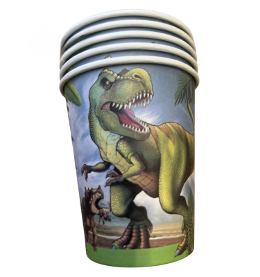 Парти чаши Динозаври Тиранозавър, 10 броя