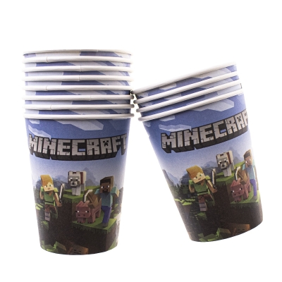 Парти чаши ТНТ Майнкрафт TNT Minecraft, 12 броя
