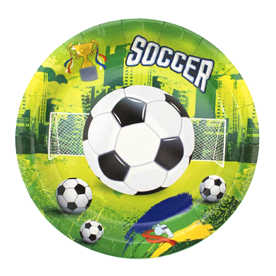 Малки чинийки парти футбол Soccer, 10 броя
