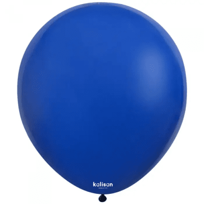 Сини балони, тъмносин пастел Standart Dark Blue 30 см, Kalisan, пакет 100 броя