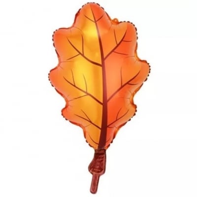 Фолиев балон есенно листо, оранжев, 40 х 53 см