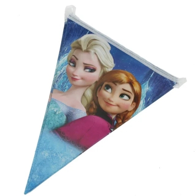 Гирлянд от 10 флагчета Замръзналото Кралство Frozen
