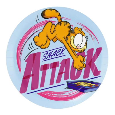 Чинийки Гарфилд Garfield, 18 см, 8 броя