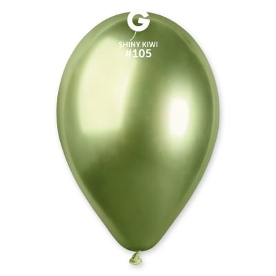 Балон светлозелен хром Shiny Kiwi Green Gemar GB120/105 33 см, 1 брой