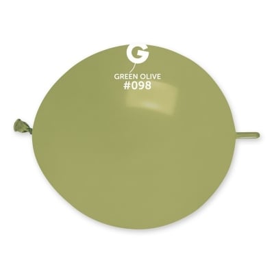 Балон линк маслинено зелен Olive green GL13/98, 1 брой