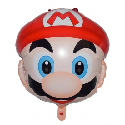 Фолиев балон глава Супер Марио, 46 см