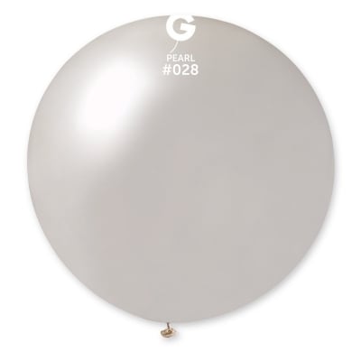 Голям кръгъл балон перла металик 80 см GM30/28, 1 брой