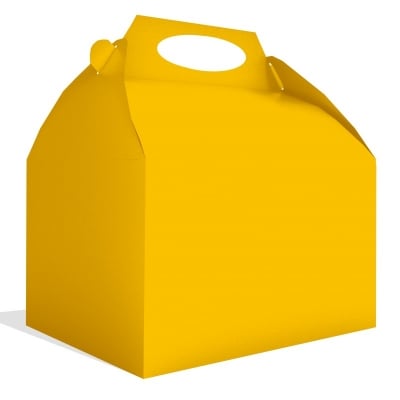 Жълта кутийка за подаръчета, 1 брой