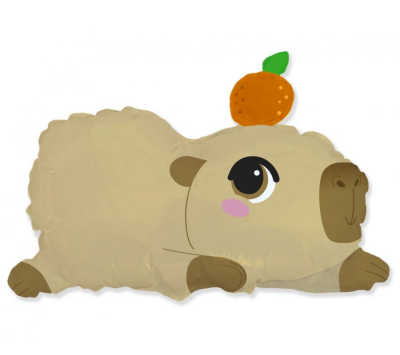 Фолиев балон Капибара, 70 х 60 см