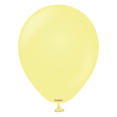 Балон жълт макарон Macaron yellow Kalisan