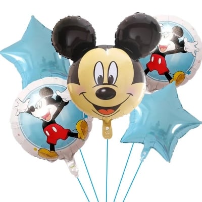 Комплект балони Мики Маус, 5 броя CH4
